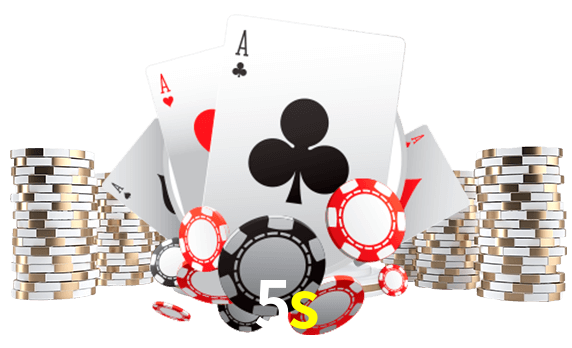 Jogue jogos de pôquer em 5s